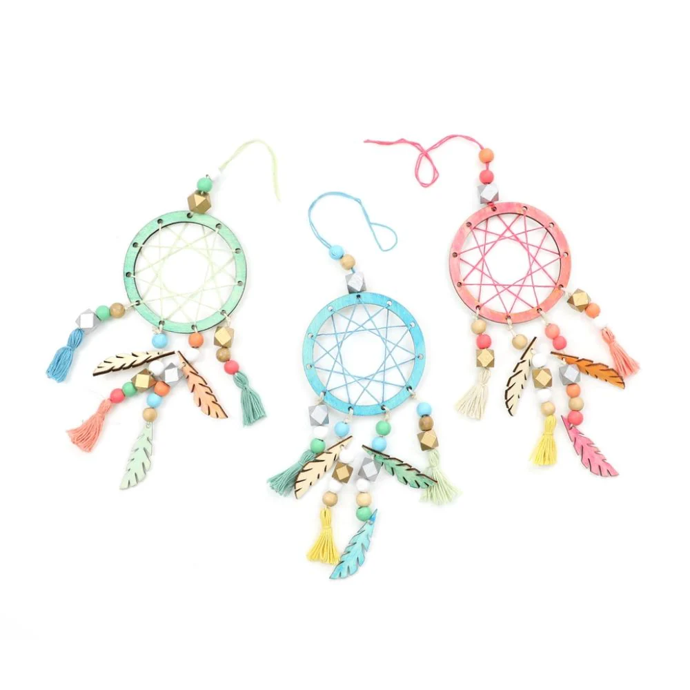 Cotton Twist Make your Own Dreamcatcher Craft Set - Image 3