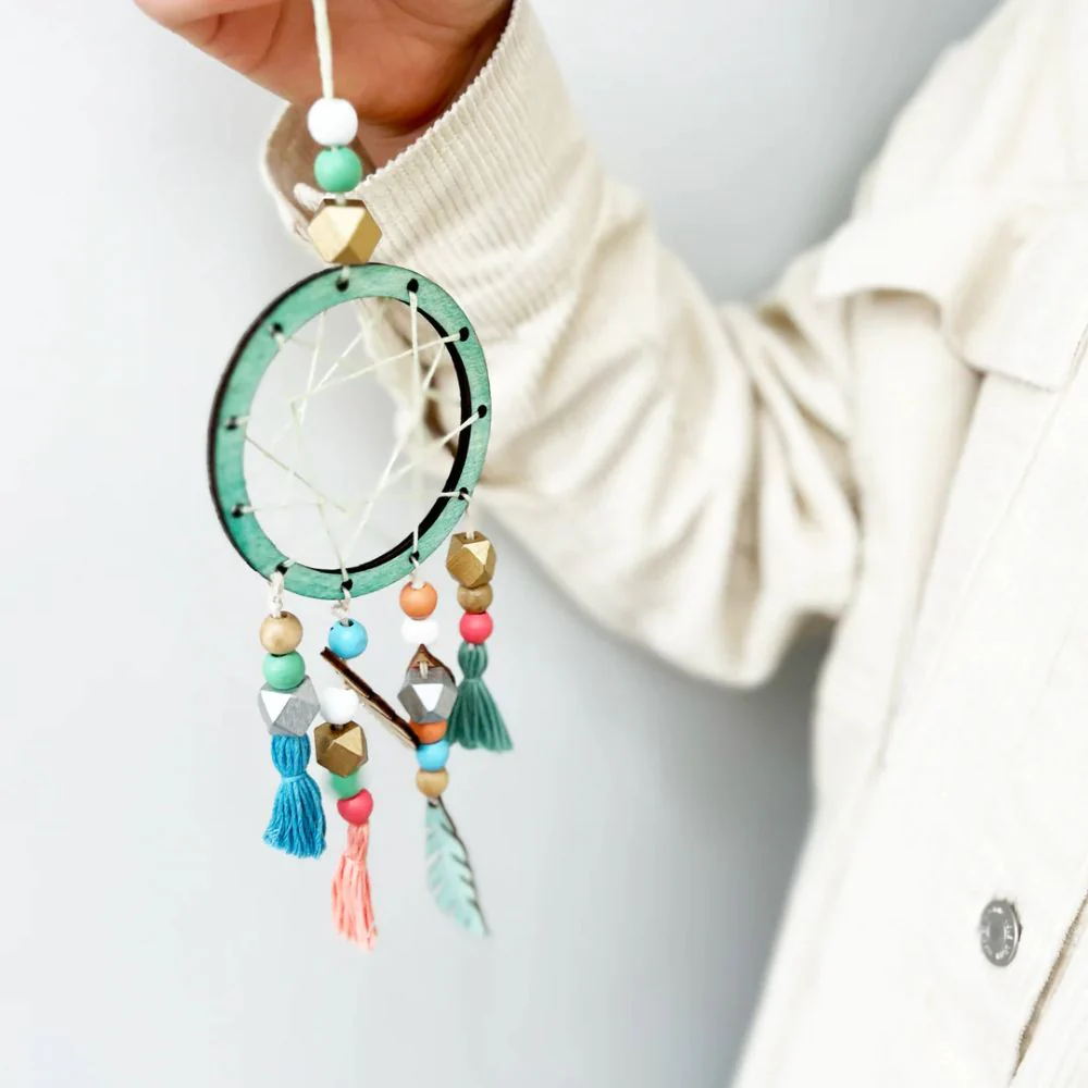 Cotton Twist Make your Own Dreamcatcher Craft Set - Image 5