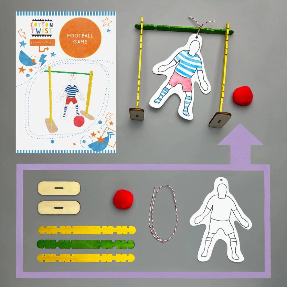 Cotton Twist Make Your Own Football Game - Image 4