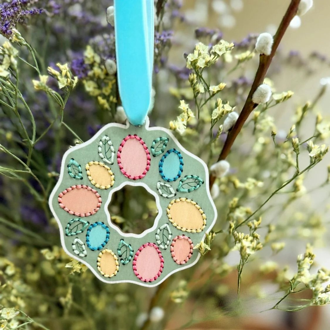 Cotton Twist Make Your Own Stitched Wreath - Image 2