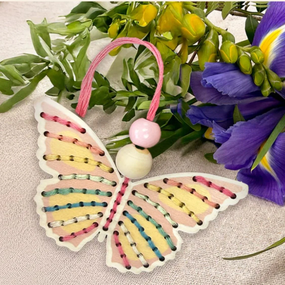 Cotton Twist Make Your Own Stitched Butterfly Decoration - Image 5