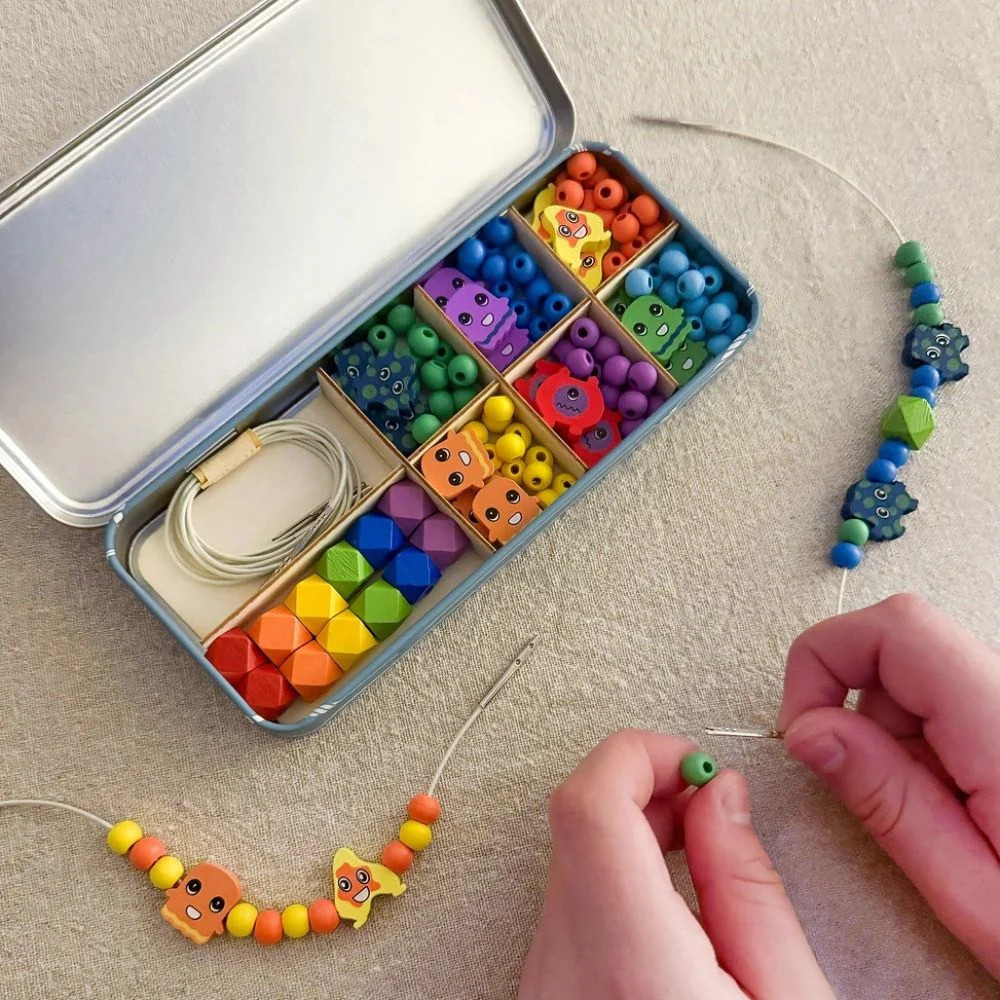 Cotton Twist Mini Monsters Bracelet Bead Kit - Image 2