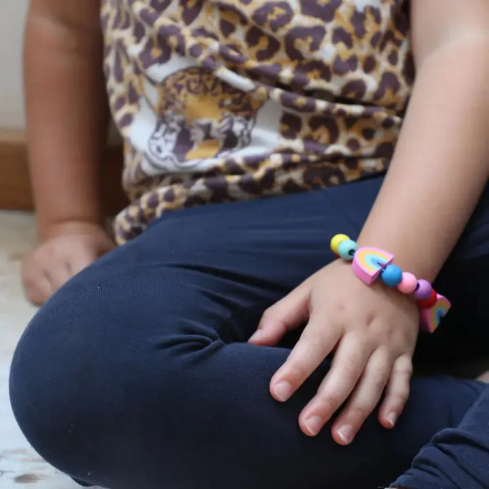 Cotton Twist Rainbow Bracelet Making Kit - Image 6