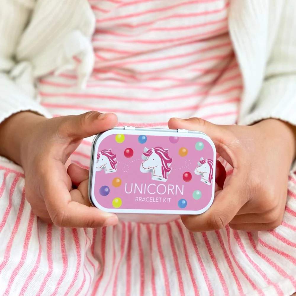 Cotton Twist Rainbow Unicorn Bracelet Making Kit - Image 2