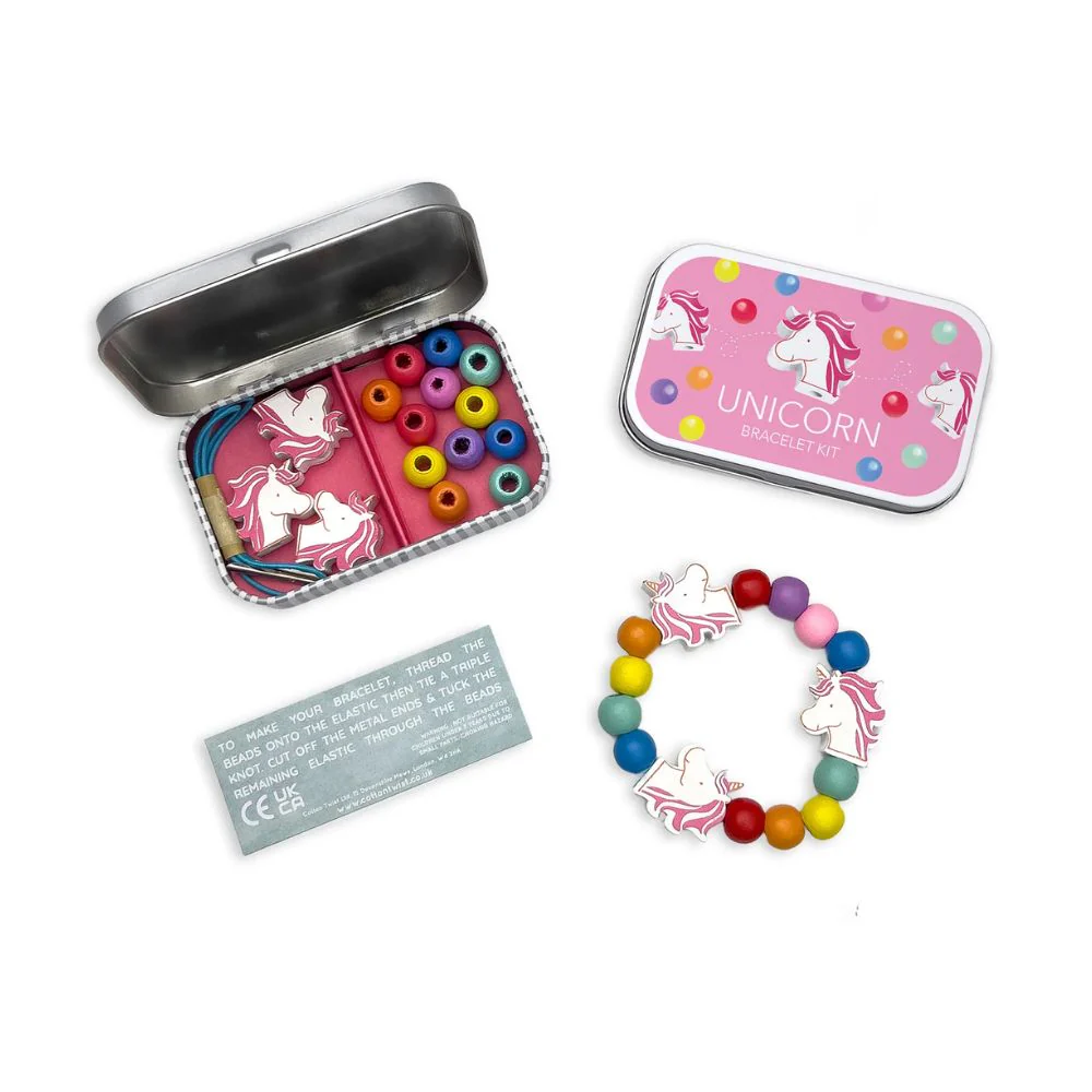 Cotton Twist Rainbow Unicorn Bracelet Making Kit - Image 4