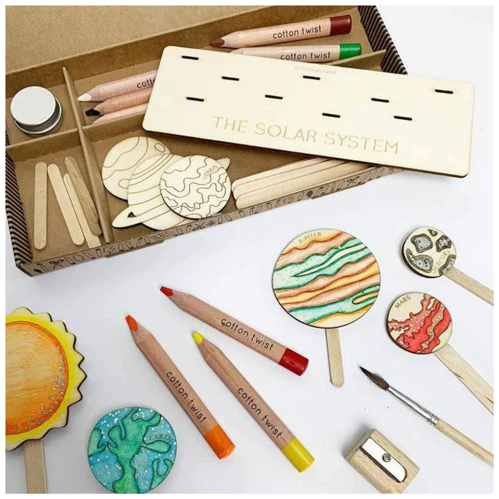 Cotton Twist Solar System Craft Kit - Image 4