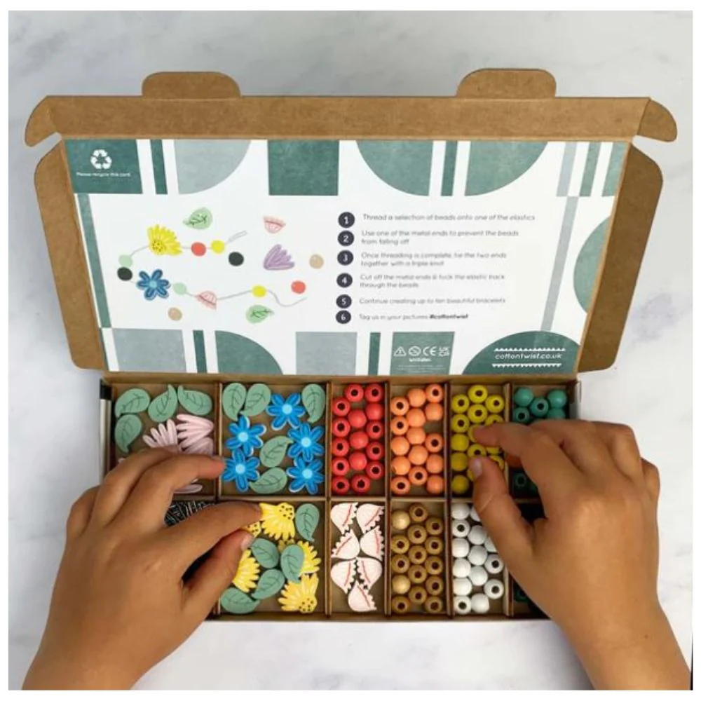 Cotton Twist Wildflower Bracelet Making Kit - Image 5