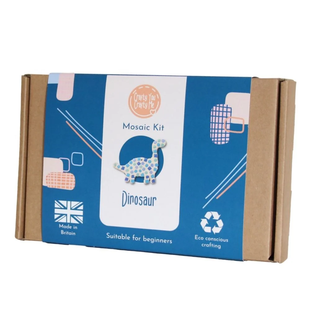 Crafty You Crafty Me Dinosaur Mosaic Kit - Blue - Image 2