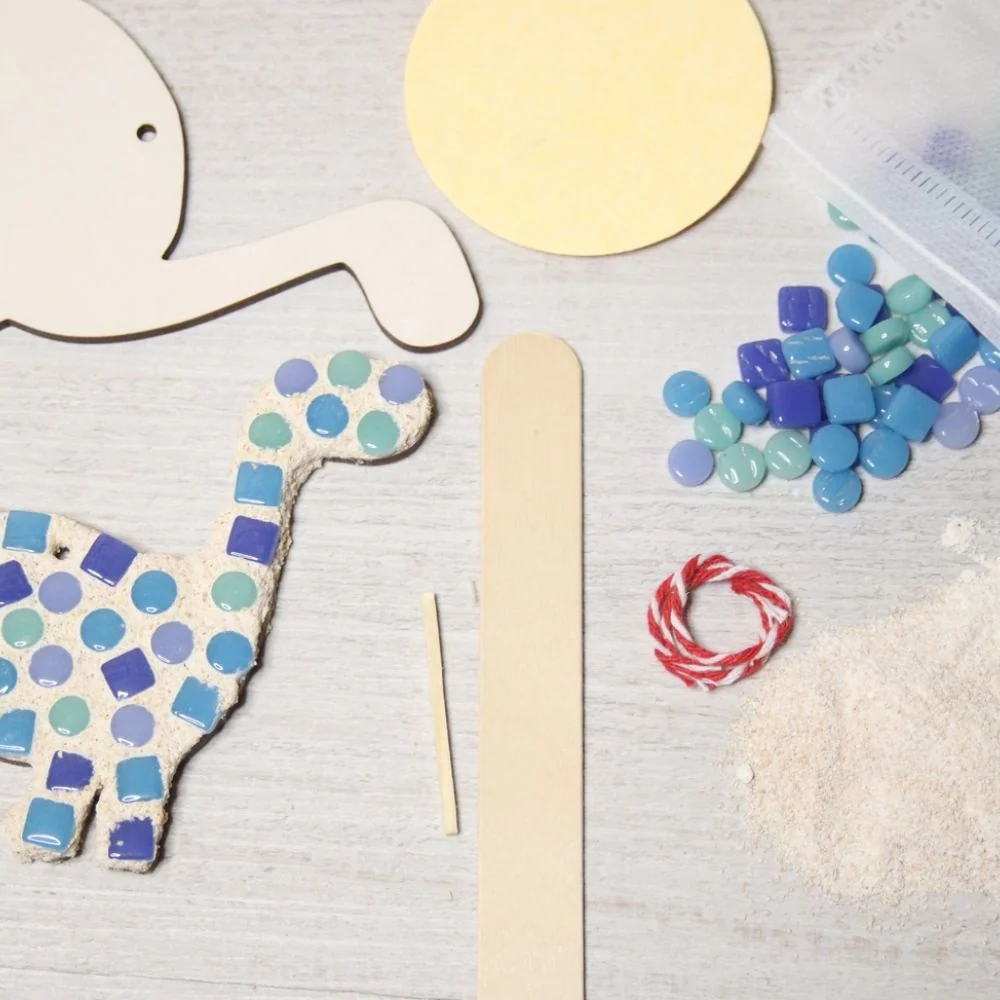 Crafty You Crafty Me Dinosaur Mosaic Kit - Blue - Image 3