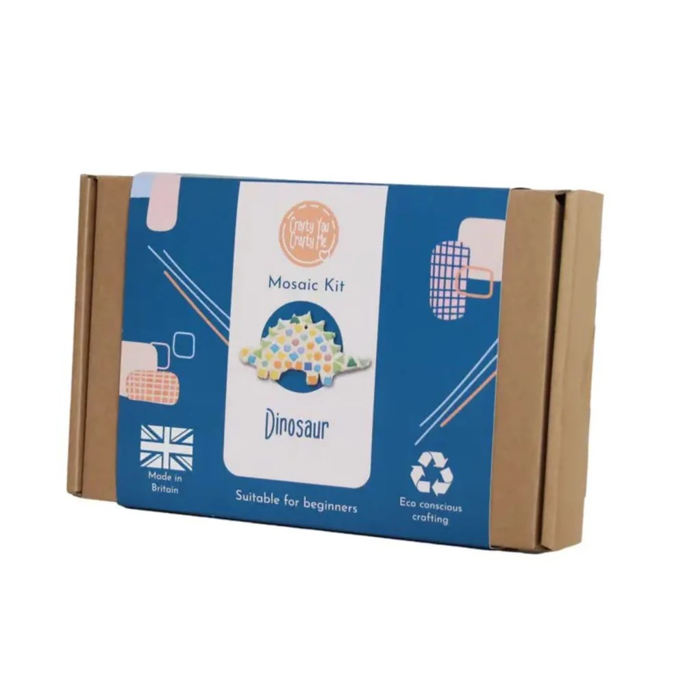 Crafty You Crafty Me Dinosaur Mosaic Kit - Rainbow - Image 2