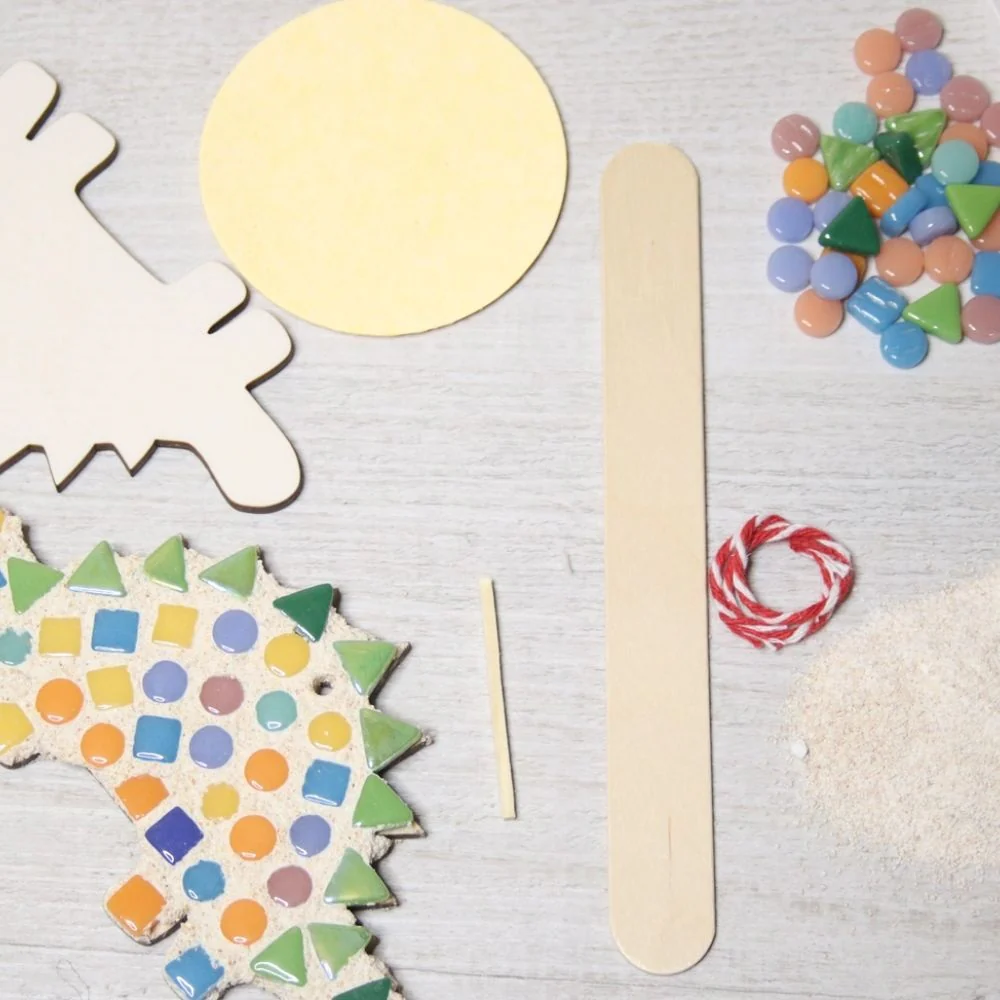Crafty You Crafty Me Dinosaur Mosaic Kit - Rainbow - Image 3