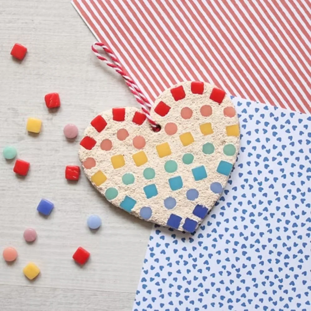Crafty You Crafty Me Rainbow Heart Mosaic Kit - Image 2