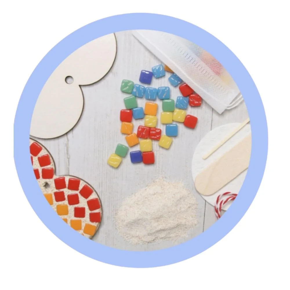 Crafty You Crafty Me Rainbow Heart Mosaic Kit - Image 4