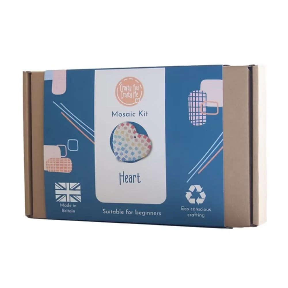 Crafty You Crafty Me Rainbow Heart Mosaic Kit - Image 5