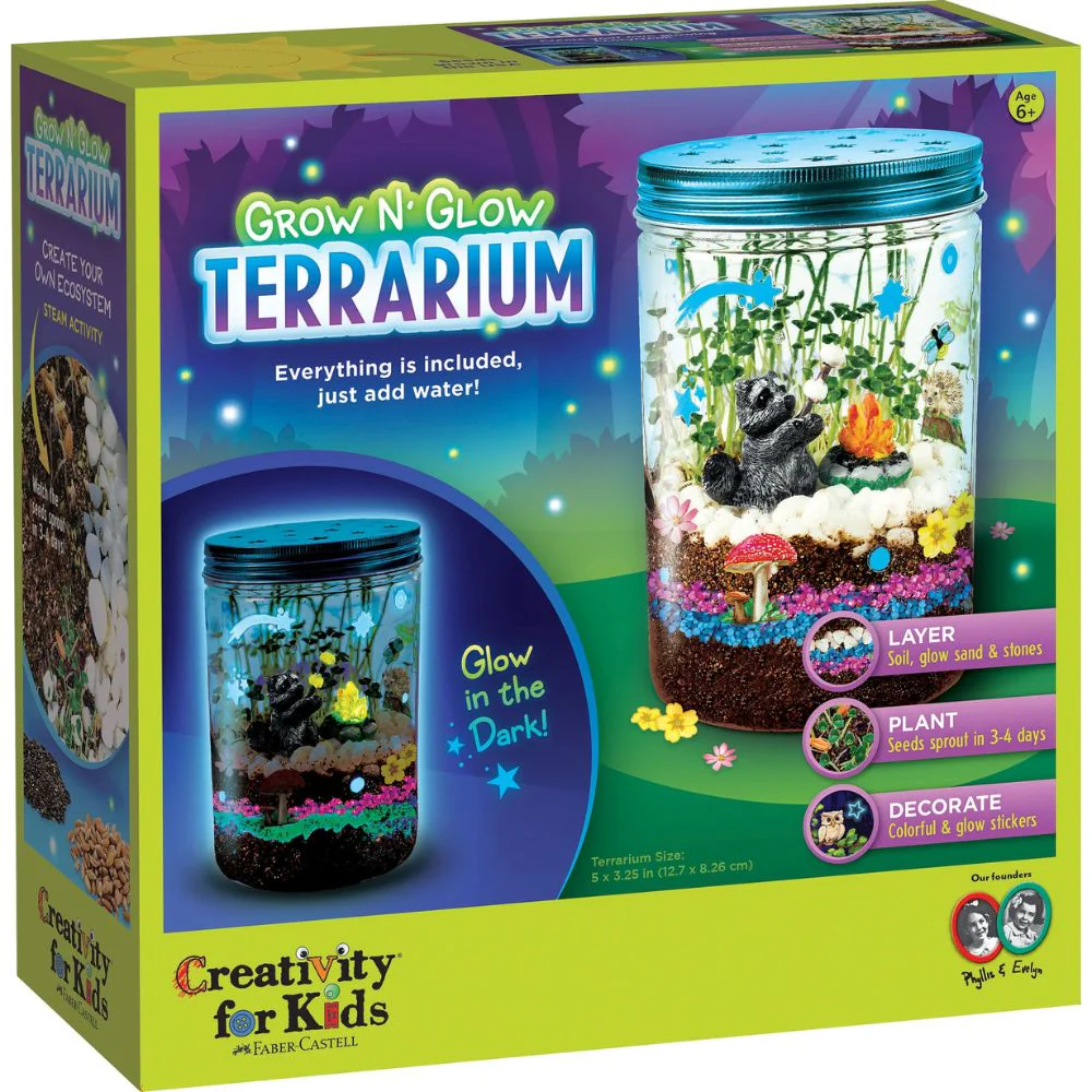 Kids Glow In Dark Terrarium Kit - Image 4