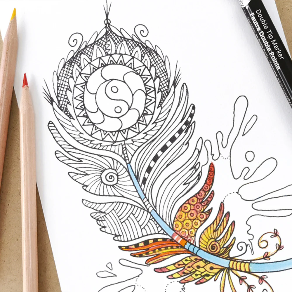 Feather Colour Splash Beginner Art Activity Set - Gifts For 10 Years Old + - Image 4