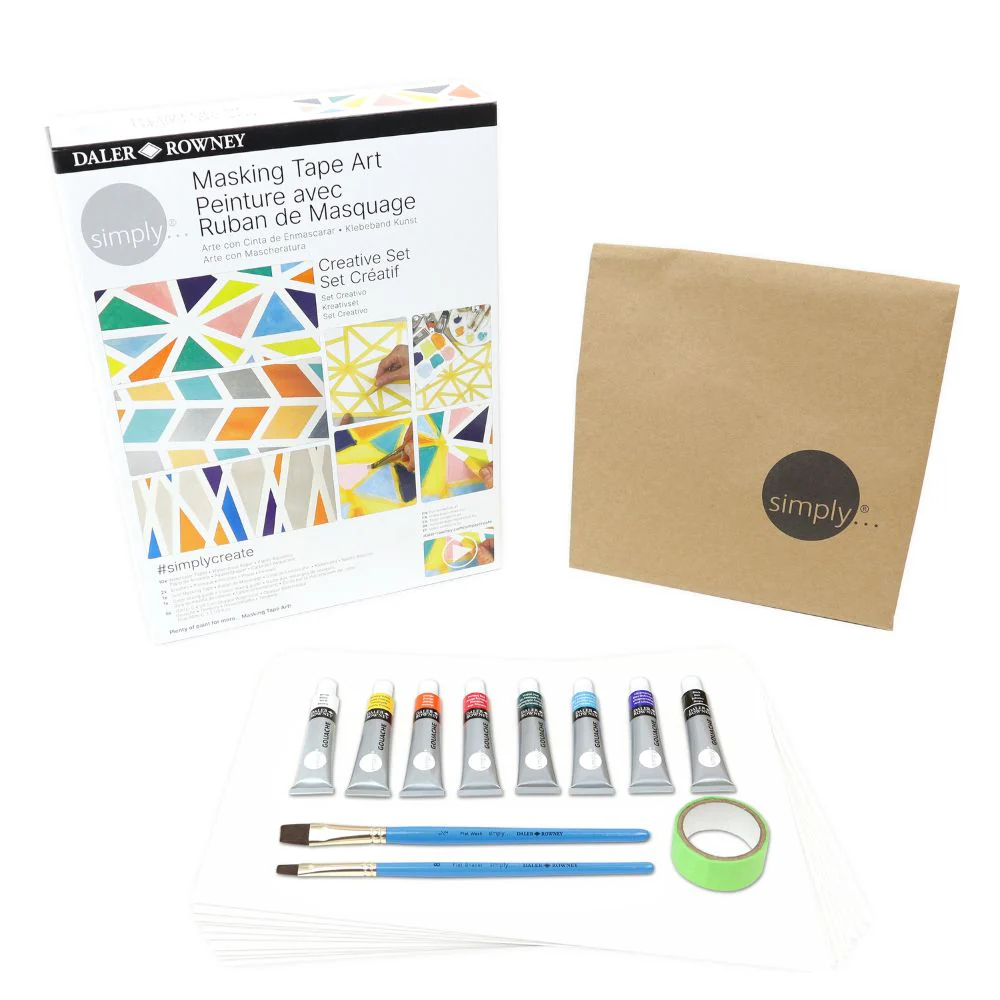 Masking Tape Art Set - Beginner Art Gift Set - Image 4