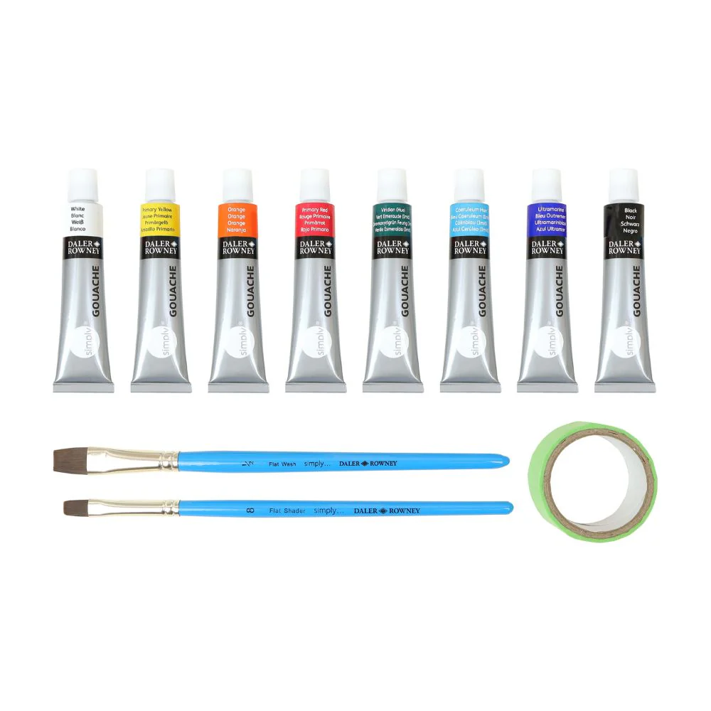 Masking Tape Art Set - Beginner Art Gift Set - Image 5