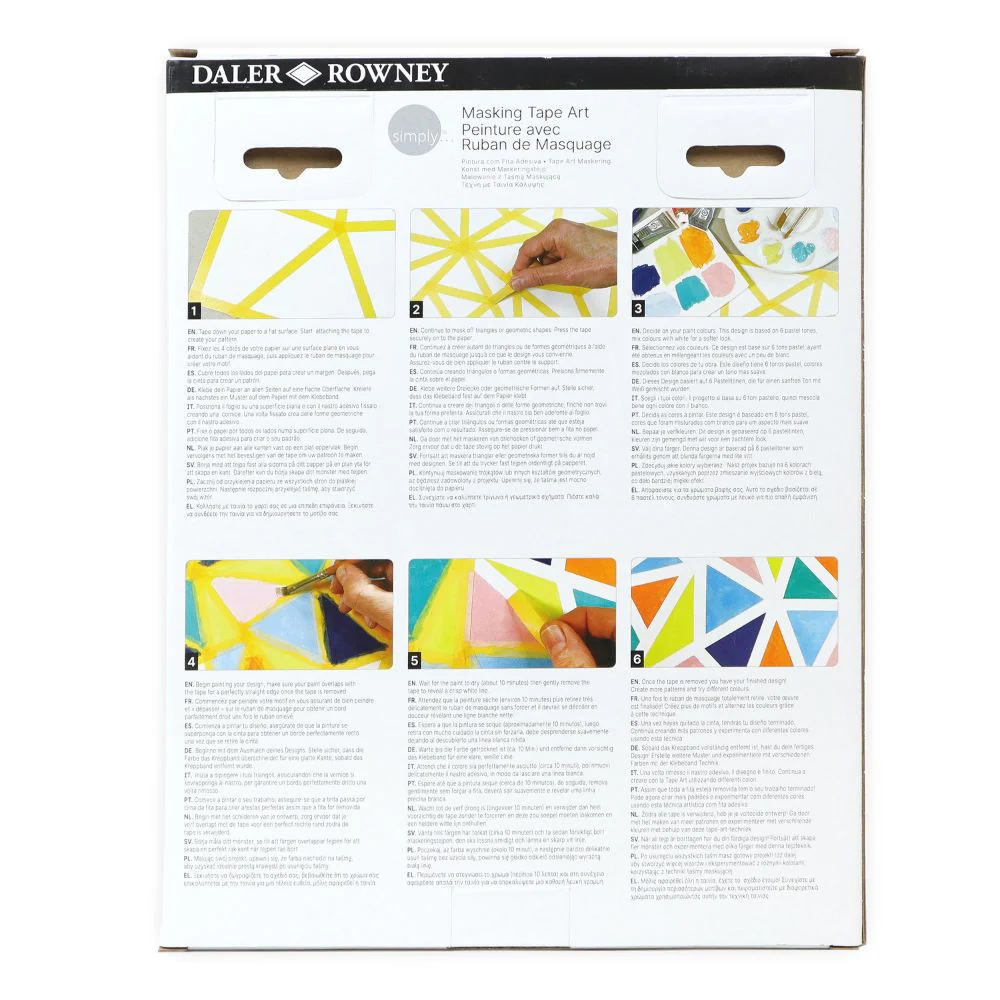Masking Tape Art Set - Beginner Art Gift Set - Image 6