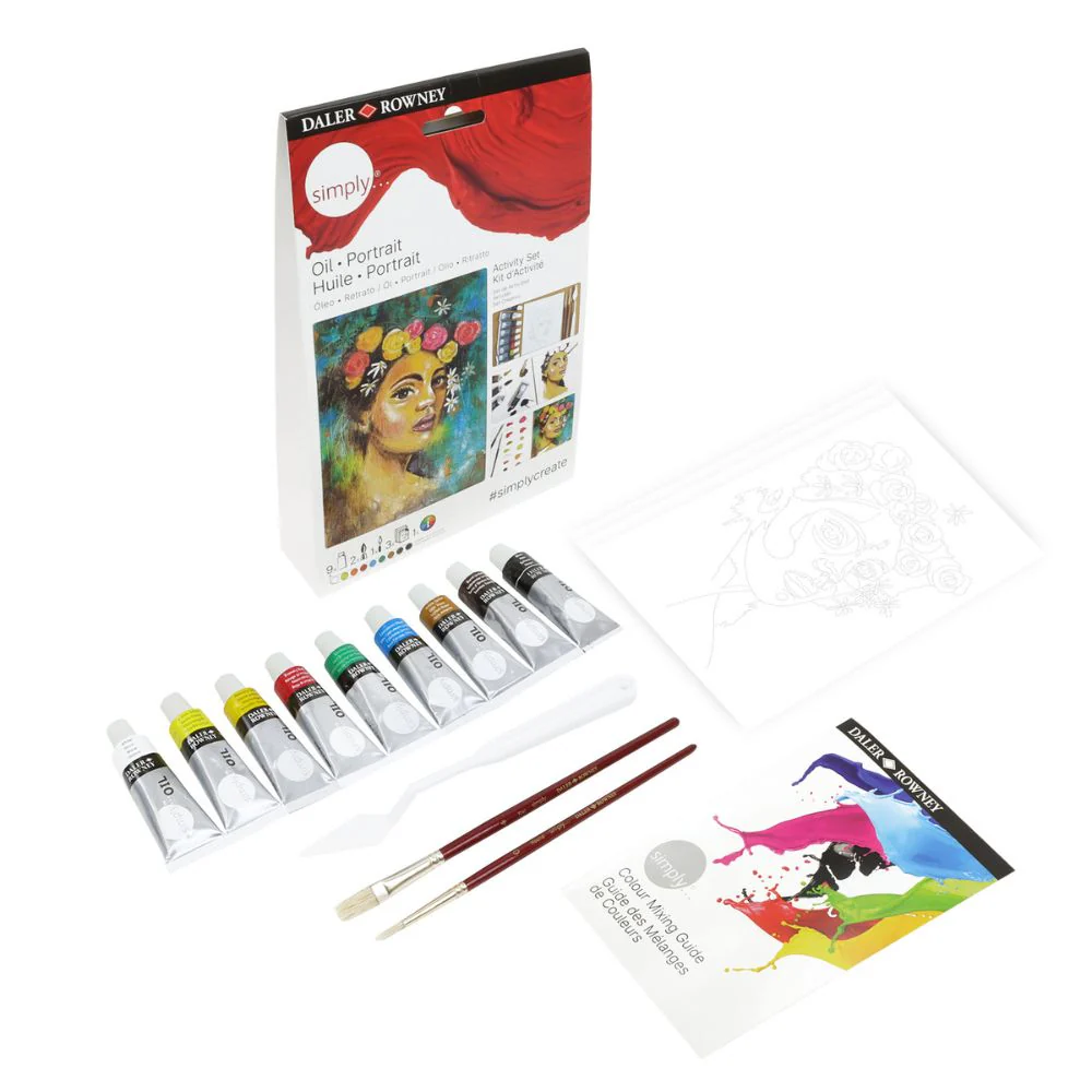 Beginner Oil Portrait Painting Set - Image 3