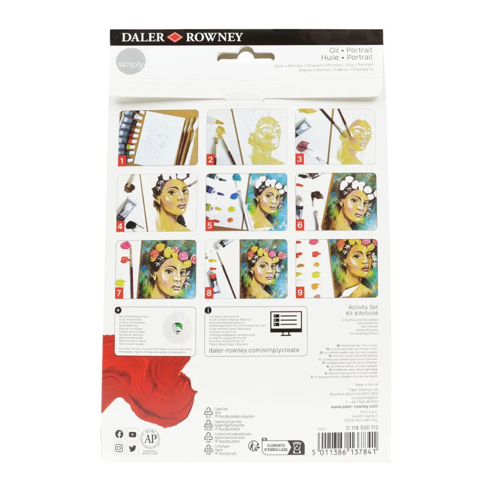 Beginner Oil Portrait Painting Set - Image 8
