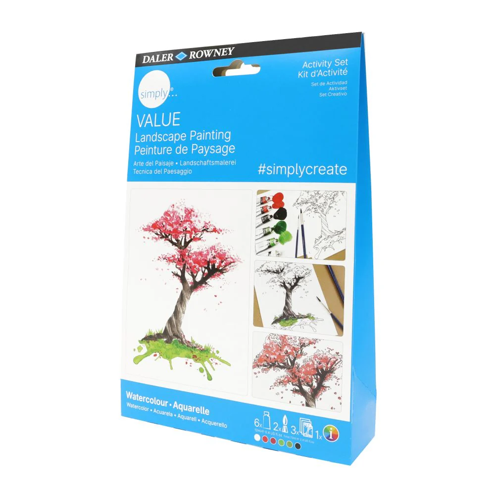 Daler Simply Value Watercolour Activity Set - Landscape - Image 3