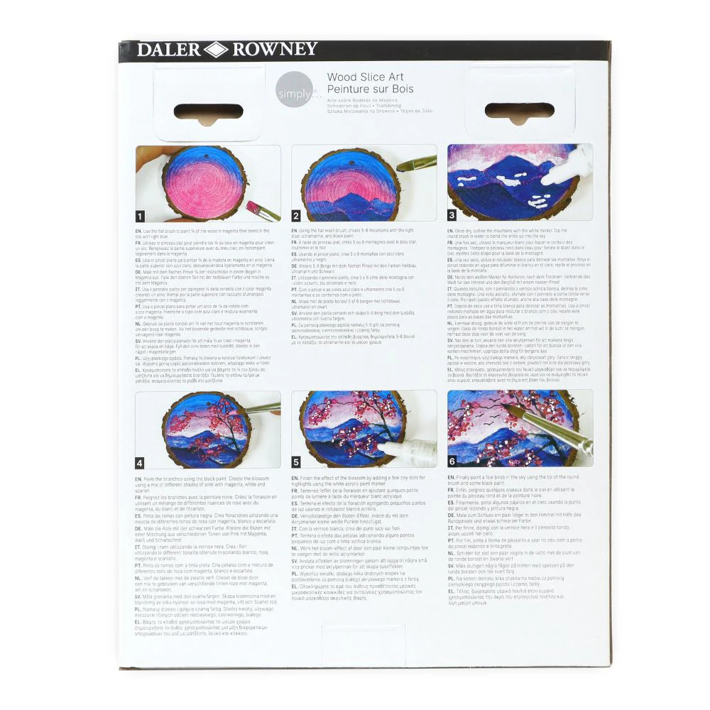 Wood Slice Painting Creative Set - Image 12