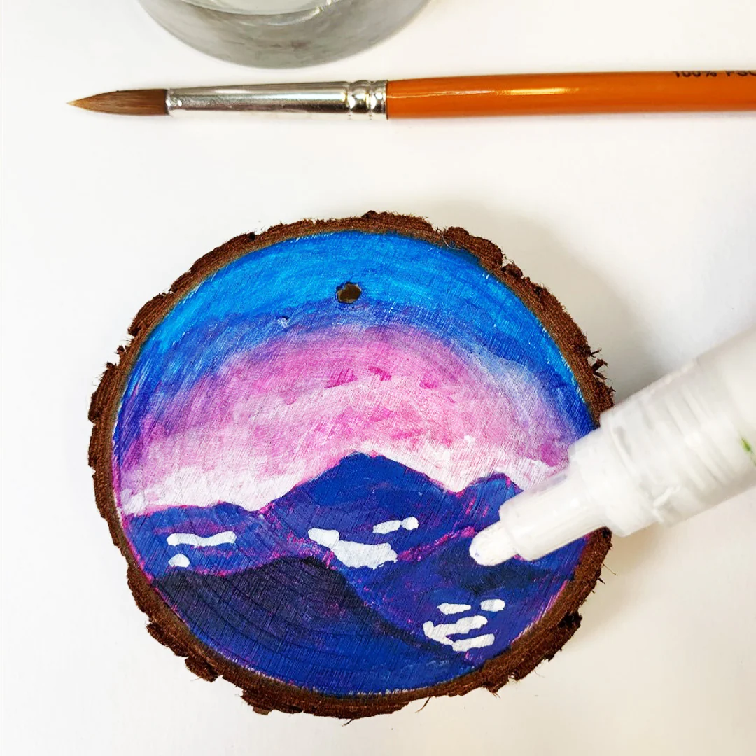 Wood Slice Painting Creative Set - Image 4