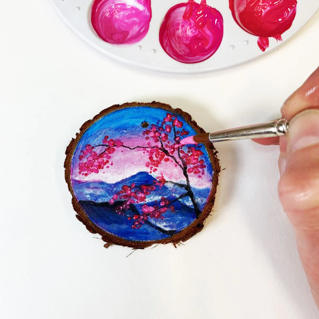 Wood Slice Painting Creative Set - Image 5