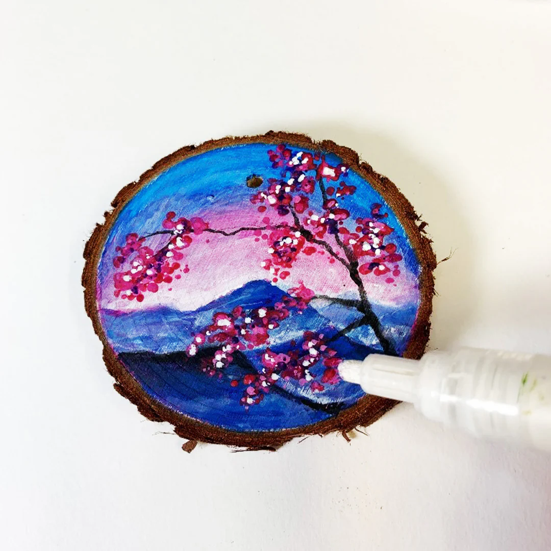 Wood Slice Painting Creative Set - Image 7