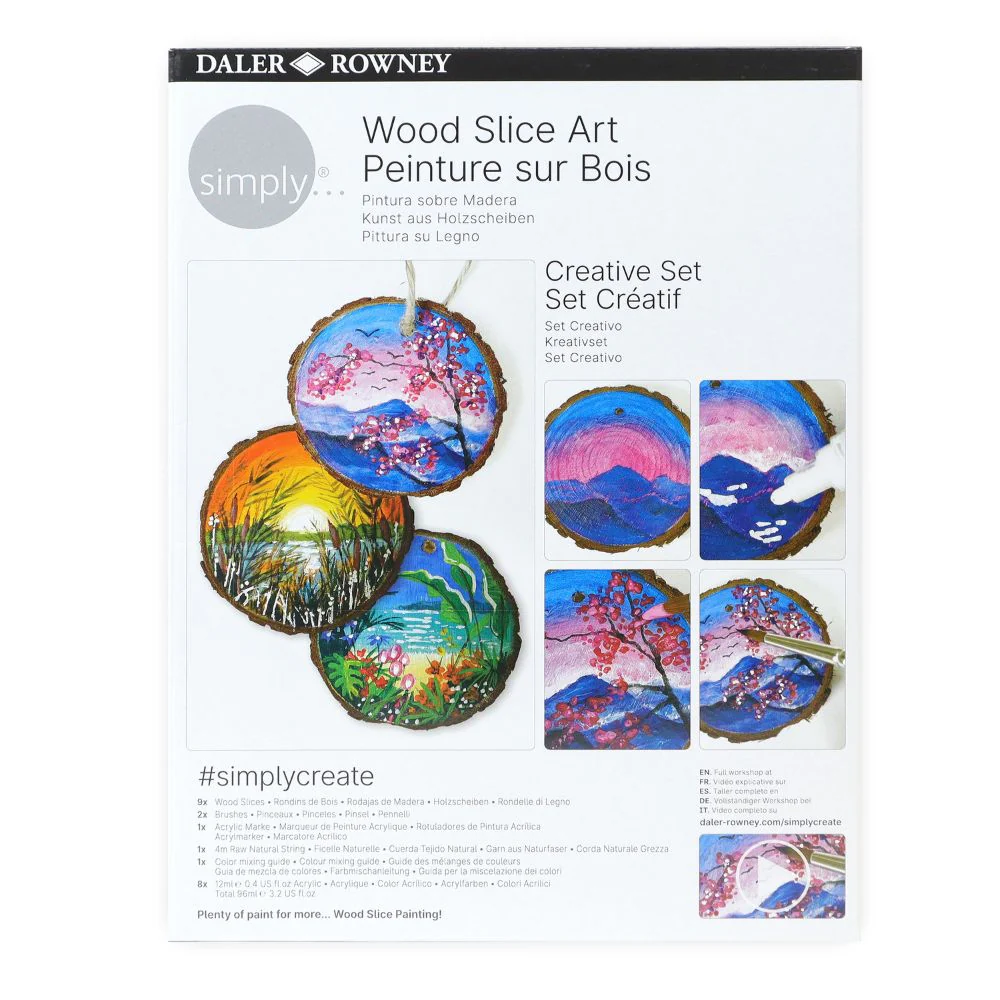 Wood Slice Painting Creative Set - Image 8