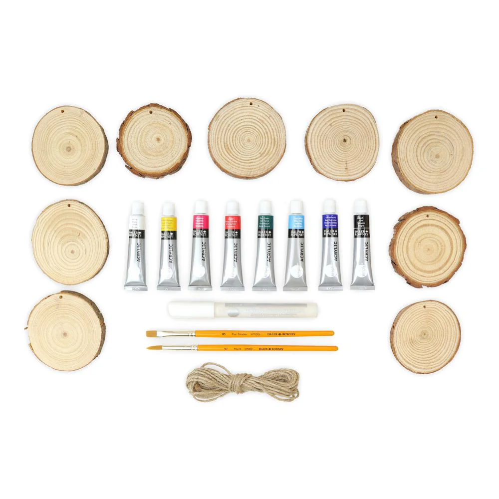 Wood Slice Painting Creative Set - Image 9
