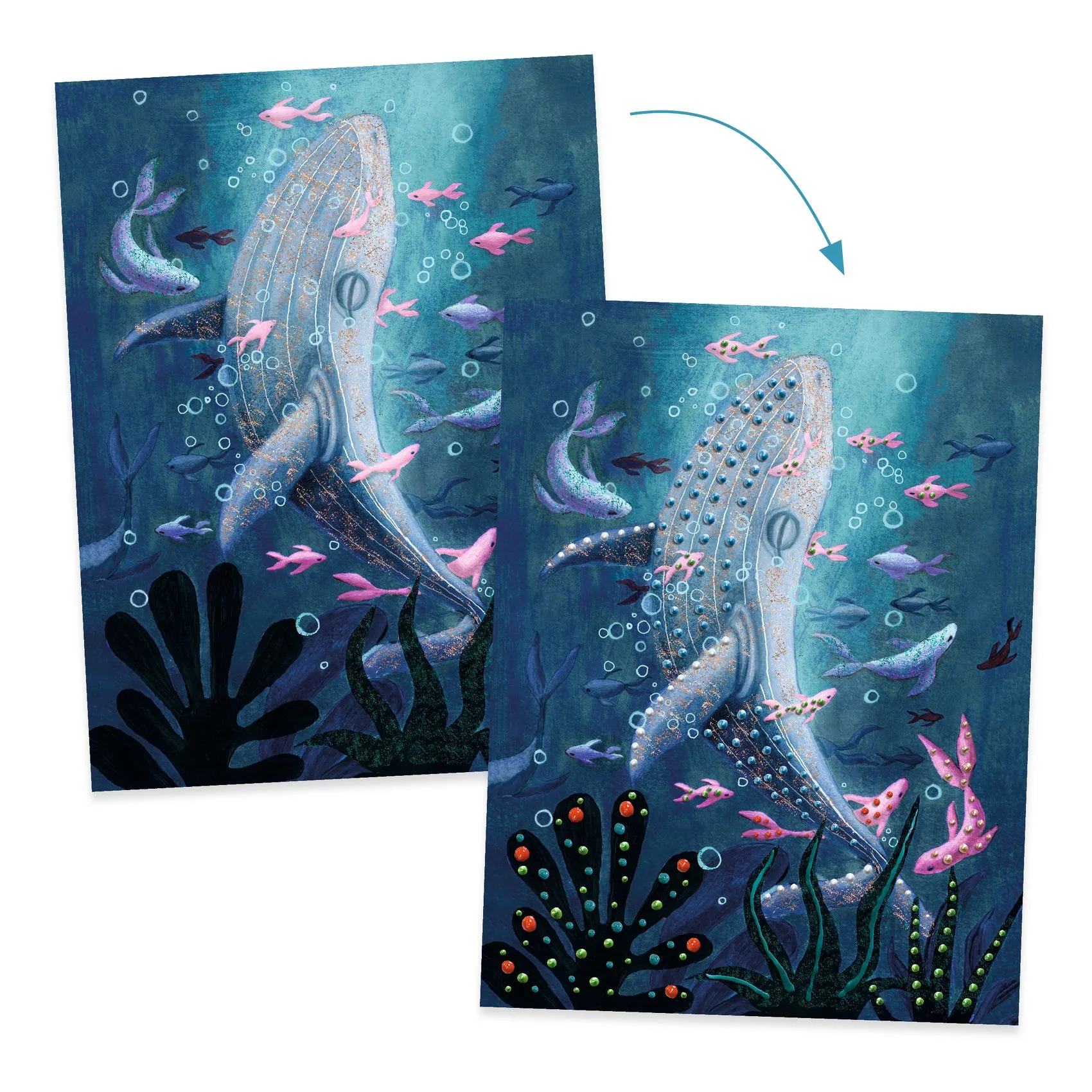 Djeco 3D Painting Ocean Depths - 7-12 yrs - Image 4