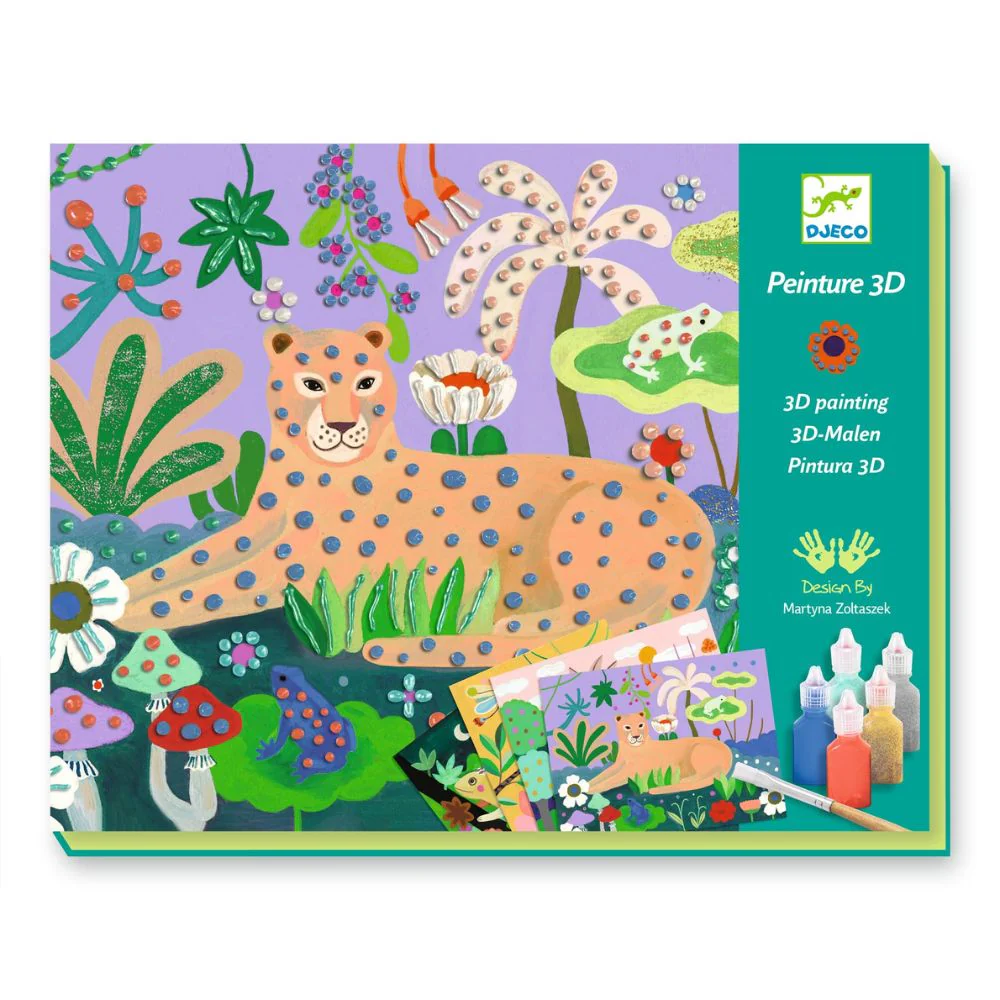 Djeco 3D Painting  Tropical Forest - 7-12 yrs - Image 4