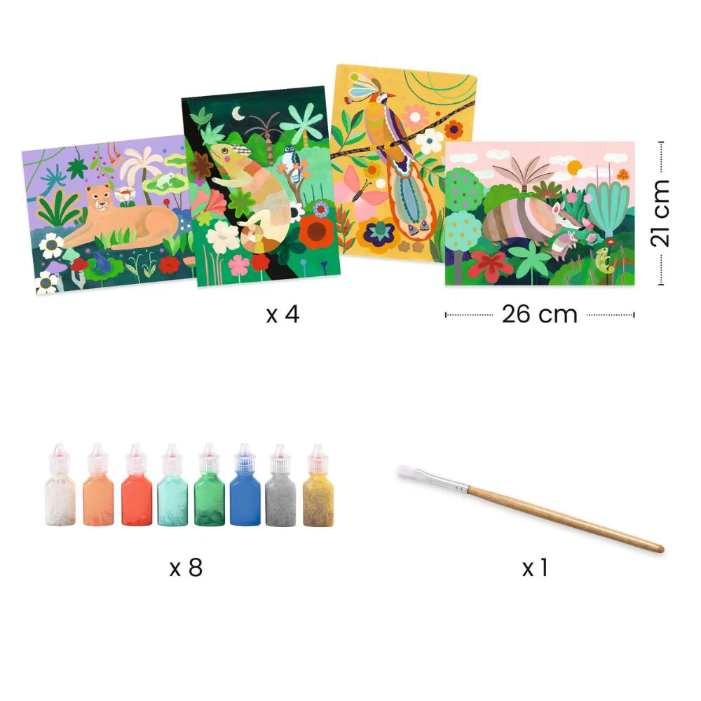 Djeco 3D Painting  Tropical Forest - 7-12 yrs - Image 5