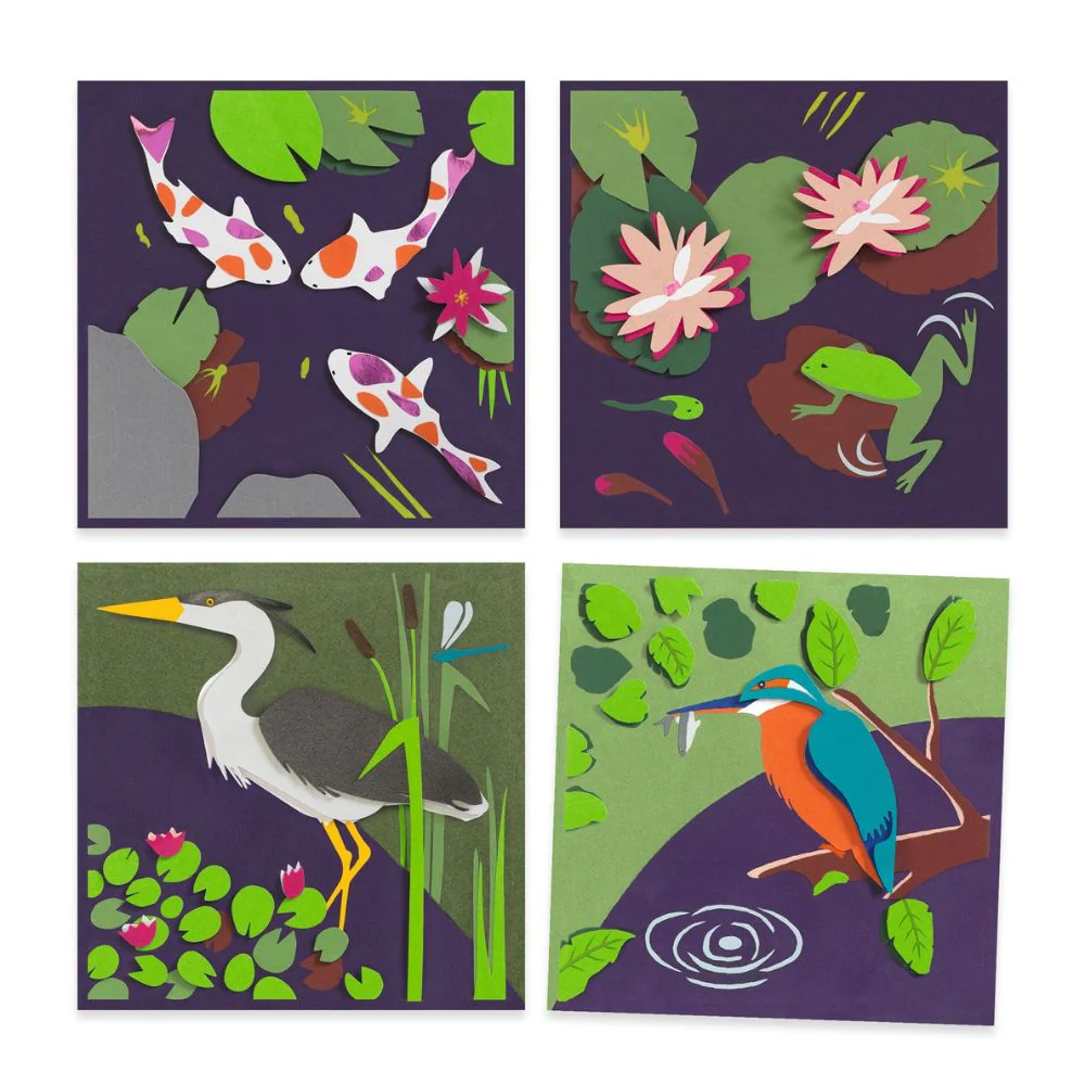 3D Paper Craft Kit - By The Water Create 4 Pictures - Image 2