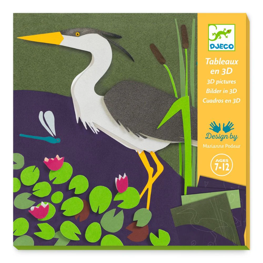 3D Paper Craft Kit - By The Water Create 4 Pictures - Image 6