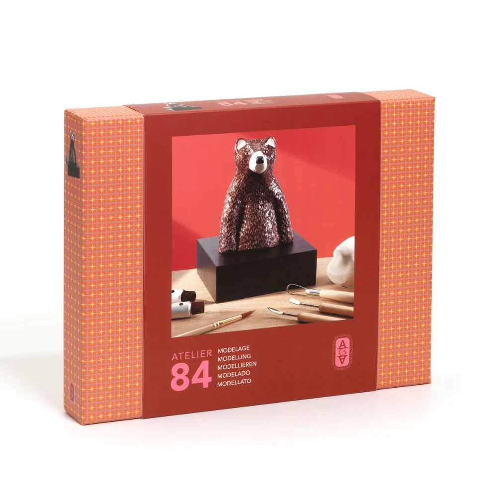 Air Dry Pottery Kit - Djeco Atelier Grands Augustins Workshop 84 Modelling - Image 2