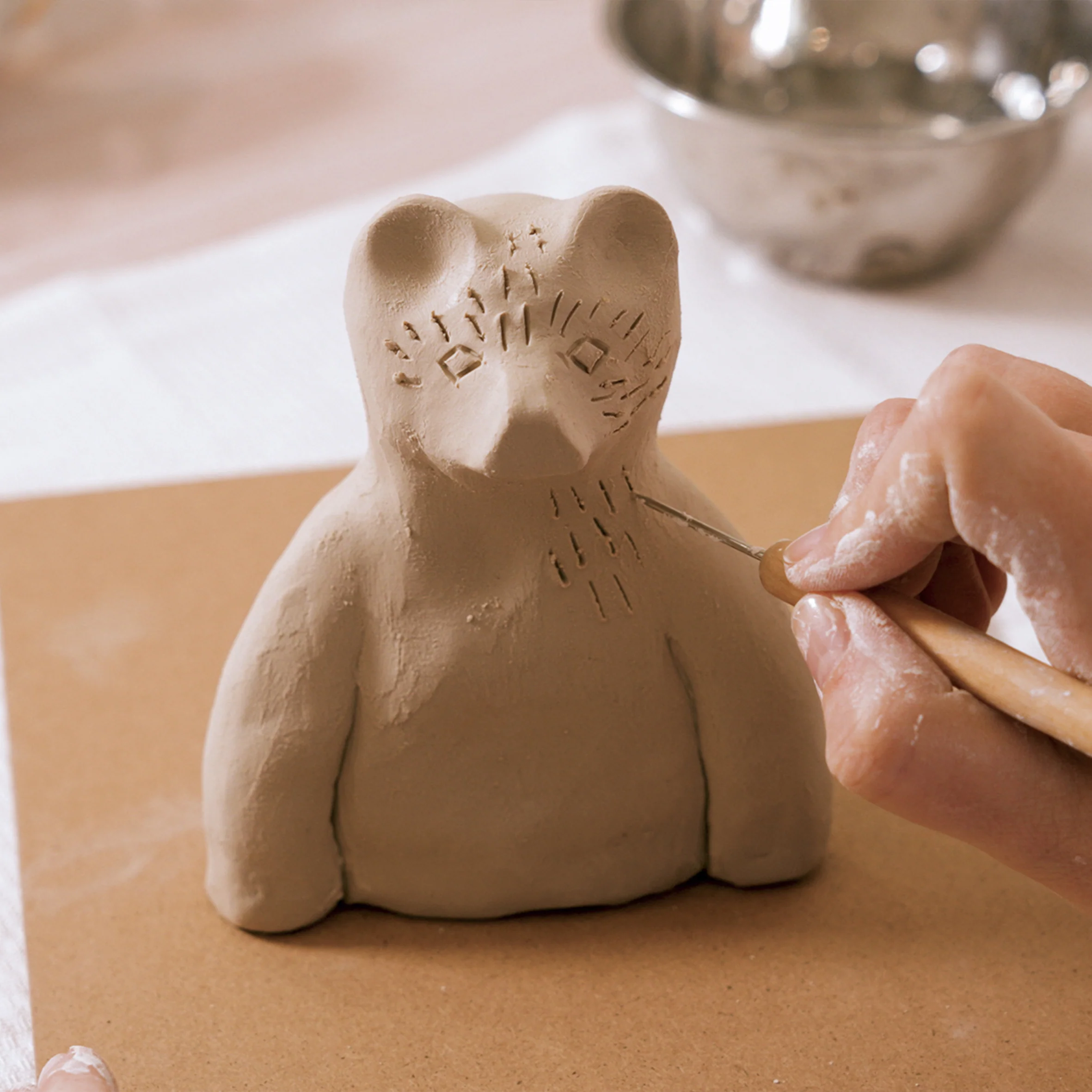Air Dry Pottery Kit - Djeco Atelier Grands Augustins Workshop 84 Modelling - Image 6