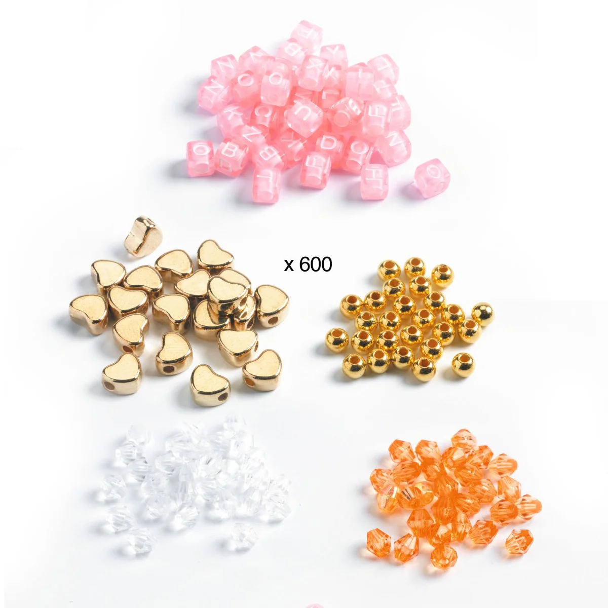 Djeco Alphabet Beads, Gold. Taylor Swift Style Bracelet Bead Set - Image 3