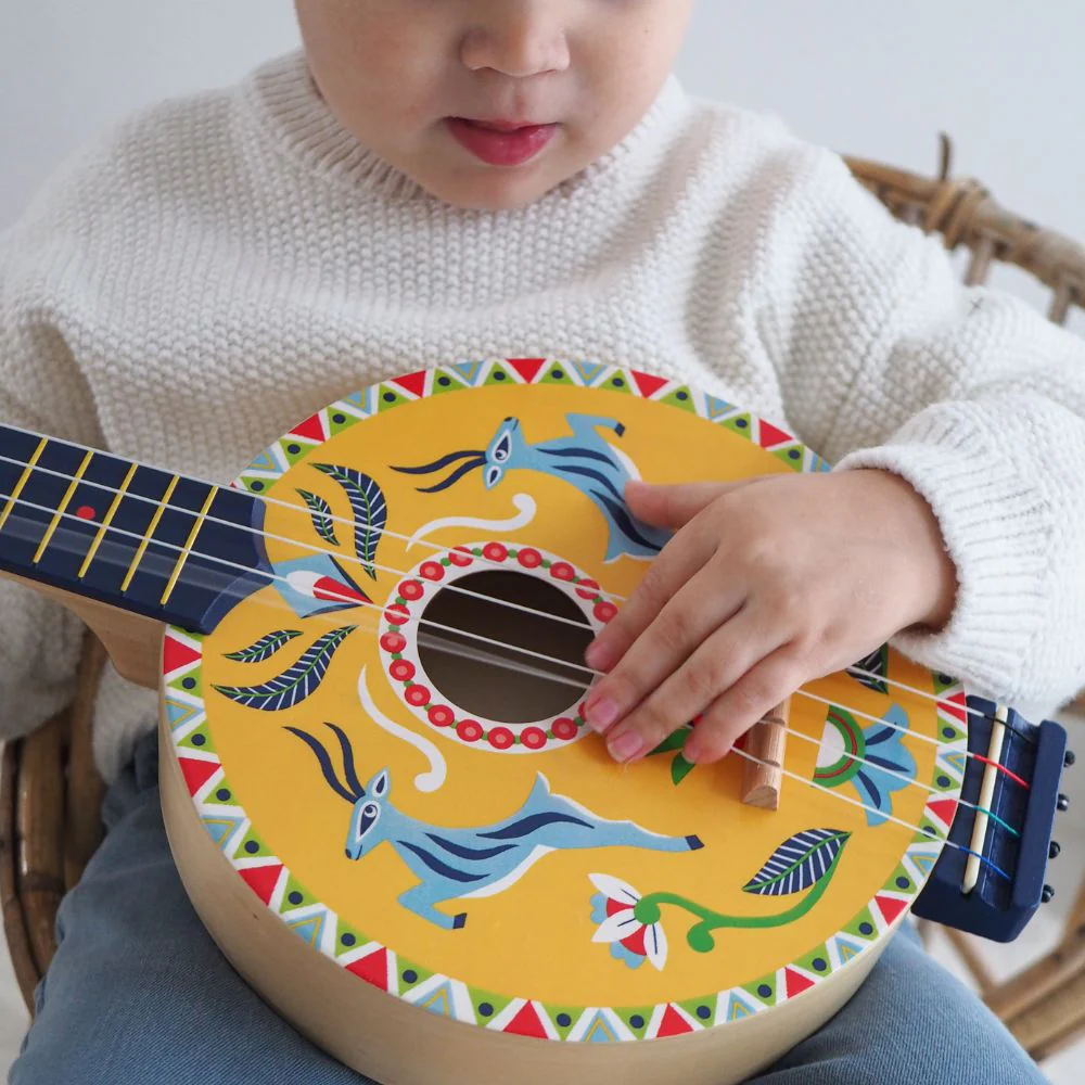 Djeco Animambo Banjo - Wooden Musical Toy - Image 2