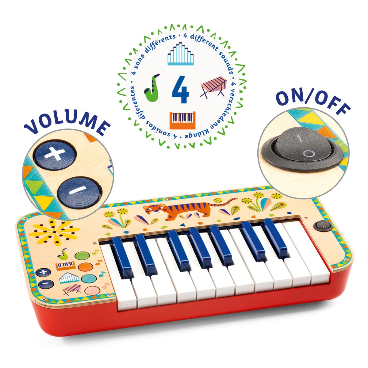 Djeco Animambo Synthesizer - Keyboard for Kids - Image 3