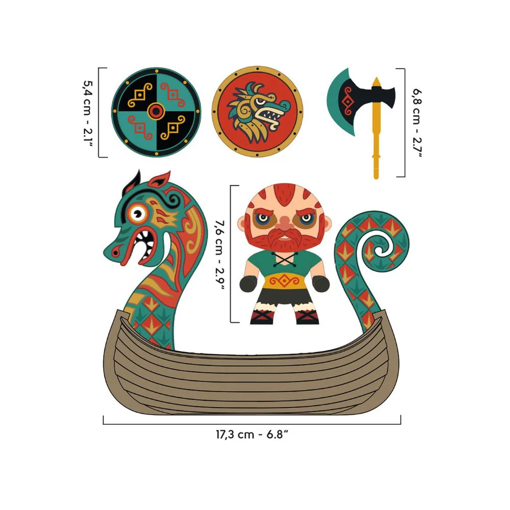 Djeco Arty Toys - Drak & Drakkar - Image 3