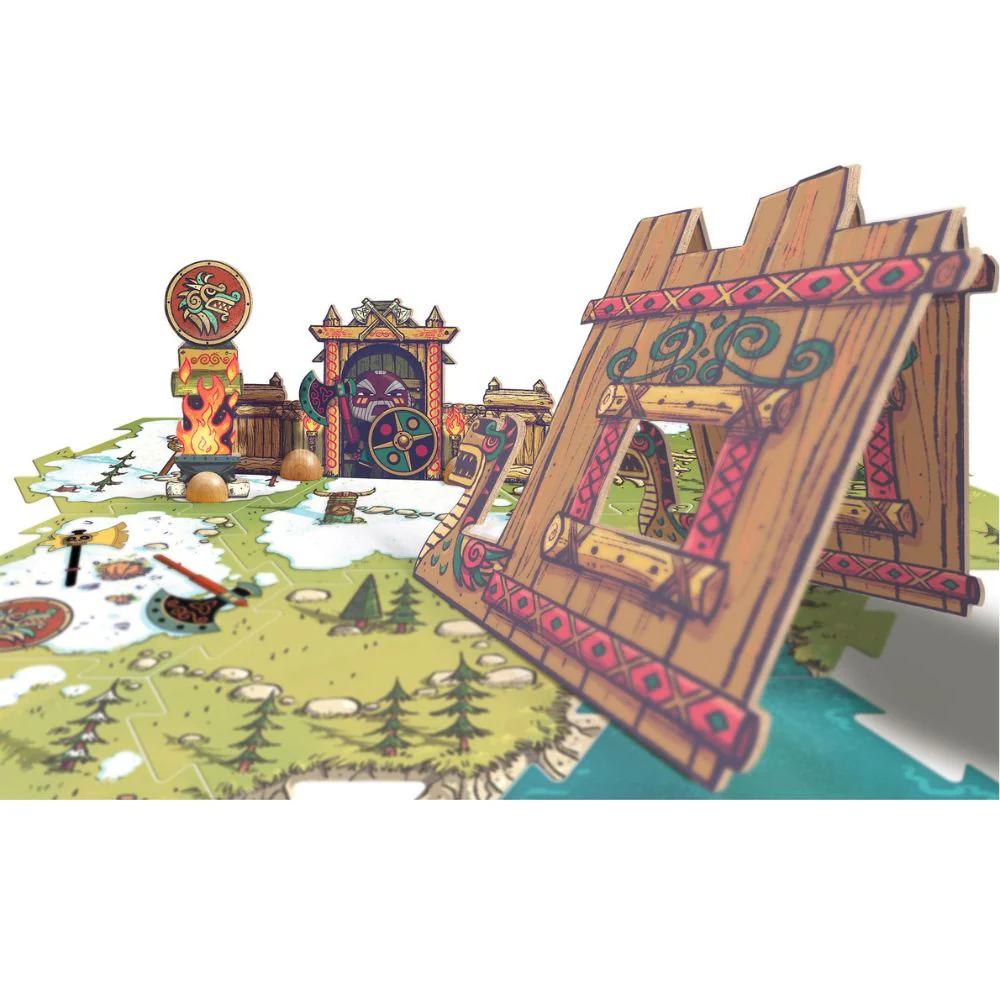 Djeco Arty Toys - Puzzl'Up Alric Barbarious - 15 pcs Floor Puzzle - Image 3