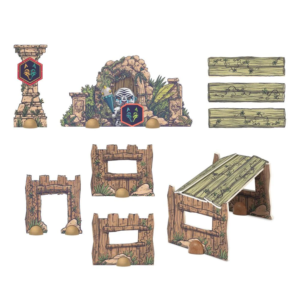 Djeco Arty Toys - Puzzl'Up Voras Furious - 18 pcs Floor Puzzle - Image 5