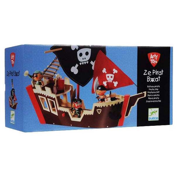 Djeco Arty Toys Ze Pirat Boat - Piratous Clan - Image 3