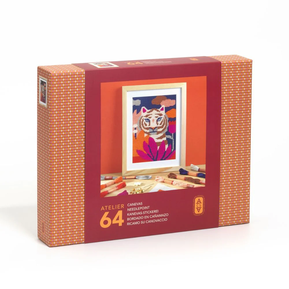 Beginner Embroidery Kit - Djeco Atelier Grands Augustins Workshop 64 - Image 7
