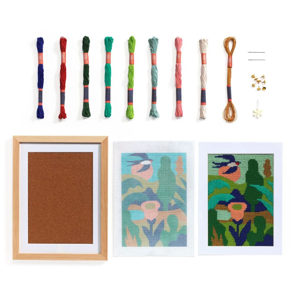 Djeco Atelier Grands Augustins - Workshop 65 Canvas Needlepoint - Image 5