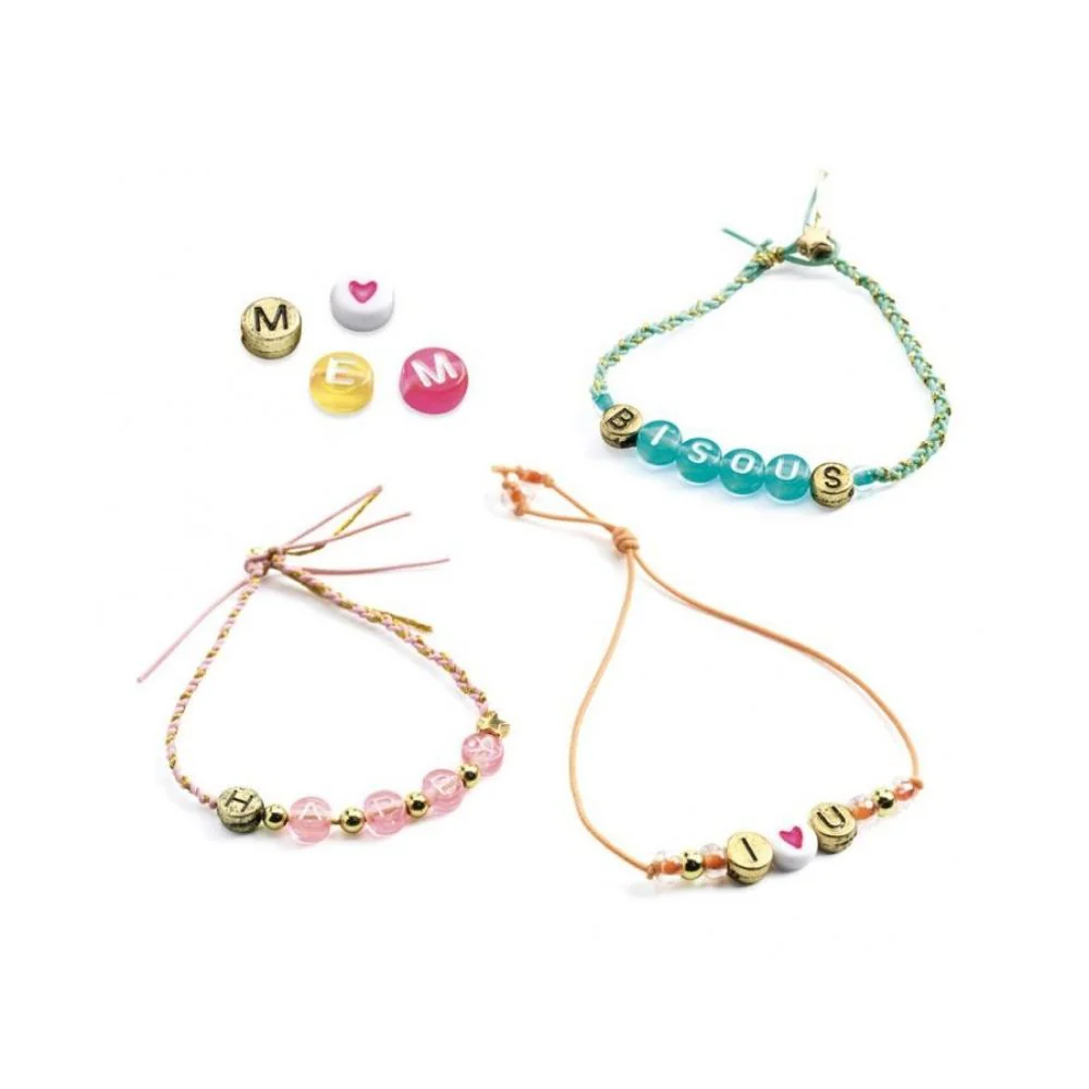 Djeco Beads & Jewellery - Alphabet Beads - Image 3