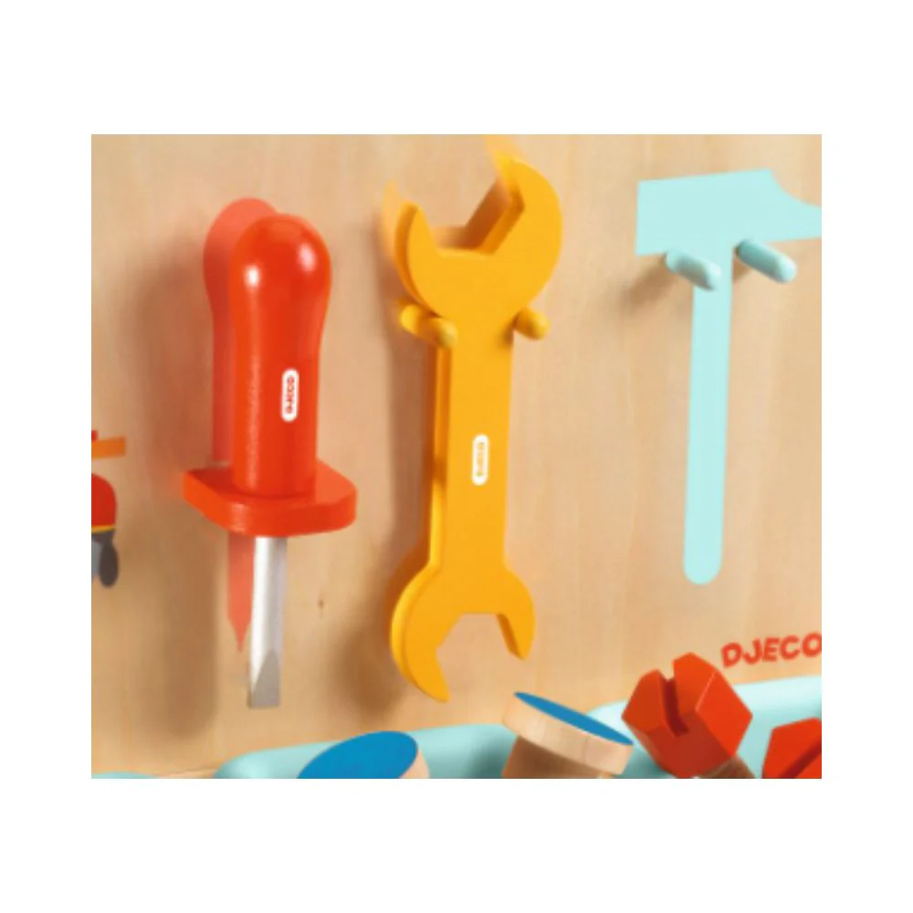 Djeco Bricotoo Wooden Workbench With Tools - Gifts For 3 Year Olds + - Image 5